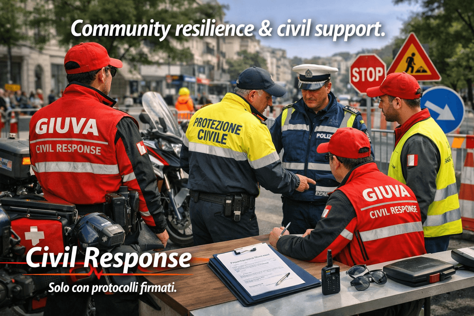 GIUVA civic resilience field cooperation
